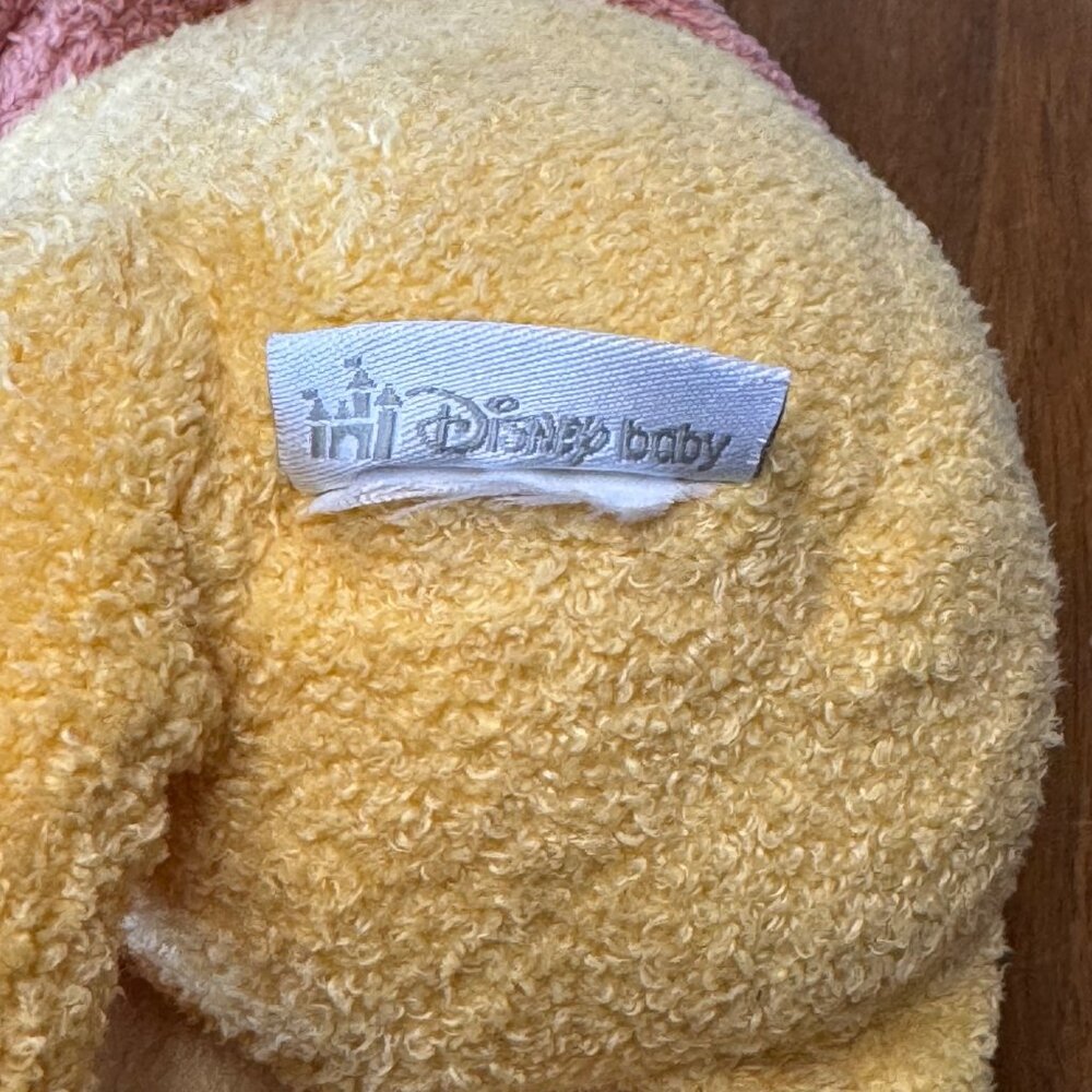 DISNEY Baby Winnie The Pooh Plush Toy Hunny Pot Bell Rattle Stuffed Animal Rare - Picture 8 of 9